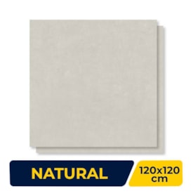 Porcelanato Natural 120x120cm Caixa 1,44m² Ceusa Urbe SGR Retificado - 5062724