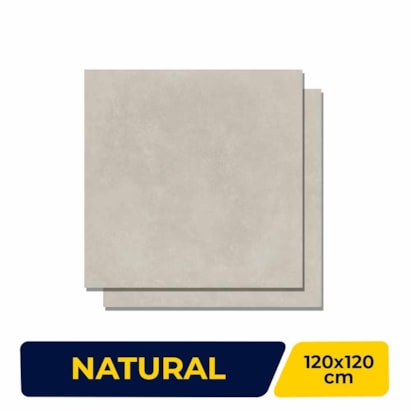 Porcelanato Natural 120x120cm Caixa 1,44m² Portinari Monumental SGR Retificado - 61763