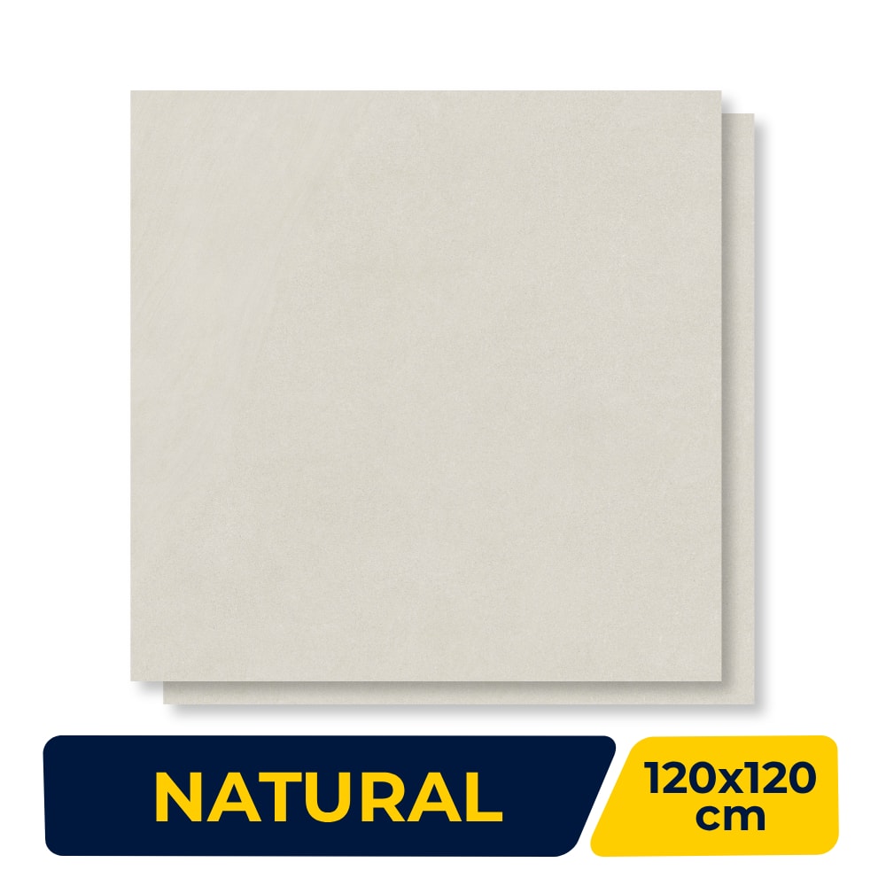 Porcelanato Natural 120x120cm Caixa 1,44m² Portinari Santorini SGR Retificado - 6062939