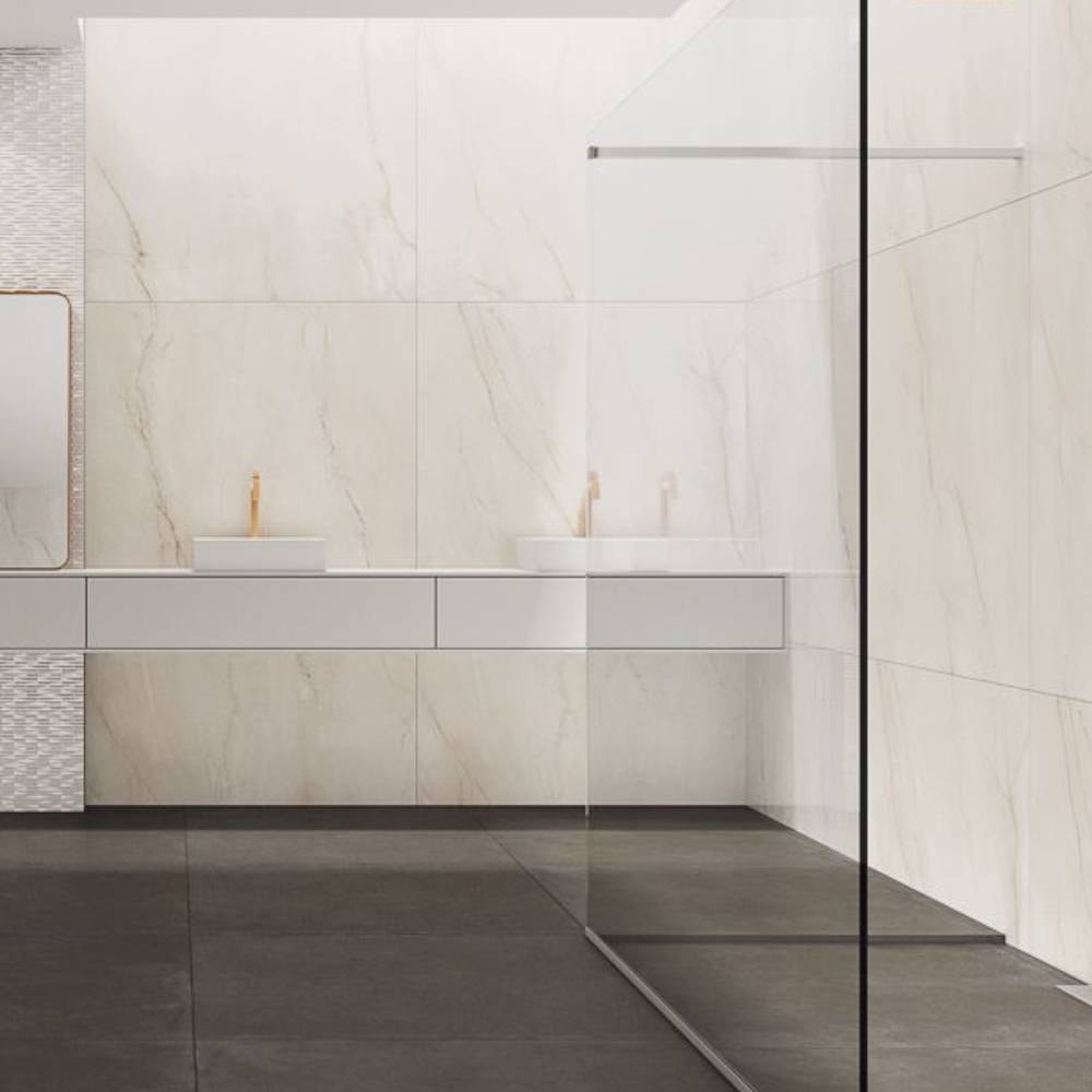 Porcelanato Natural 120x120cm Caixa 1,44m² Portinari Solene WH Retificado - 6061757
