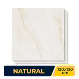 Porcelanato Natural 120x120cm Caixa 1,44m² Portinari Solene WH Retificado - 6061757