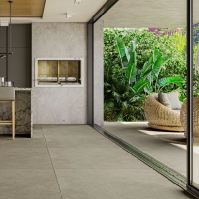 Porcelanato Natural 120x120cm Caixa 2,86m² Gaudi London Dark Retificado - 85751