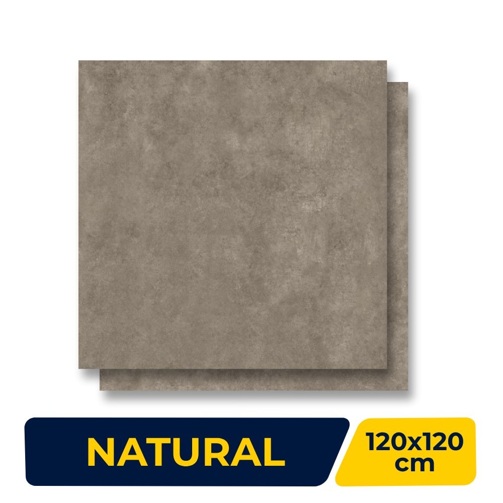 Porcelanato Natural 120x120cm Caixa 2,86m² Gaudi London Dark Retificado - 85751