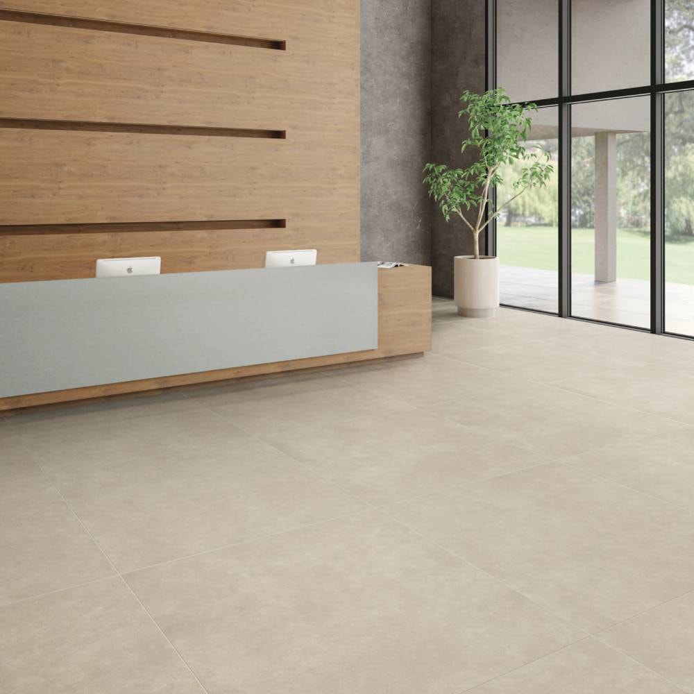 Porcelanato Natural 120x120cm Caixa 2,87m² Portobello Hit Camel Retificado - 207301E