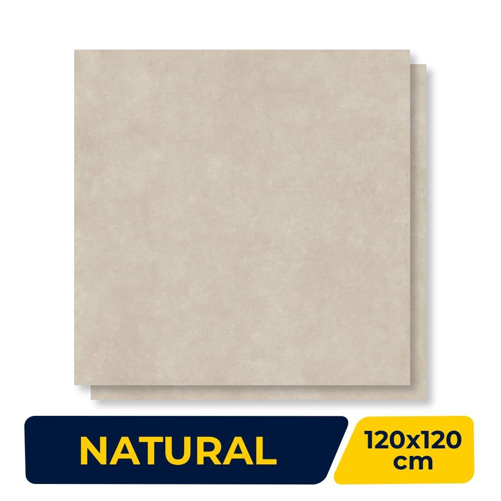 Porcelanato Natural 120x120cm Caixa 2,87m² Portobello Hit Camel Retificado - 207301E