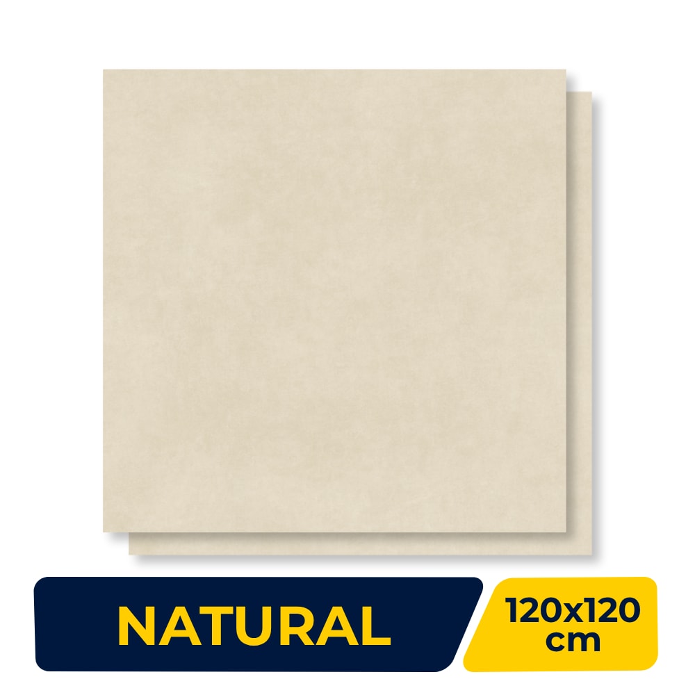 Porcelanato Natural 120x120cm Caixa 2,88m² Ceusa Urbe Be Retificado - 5062845