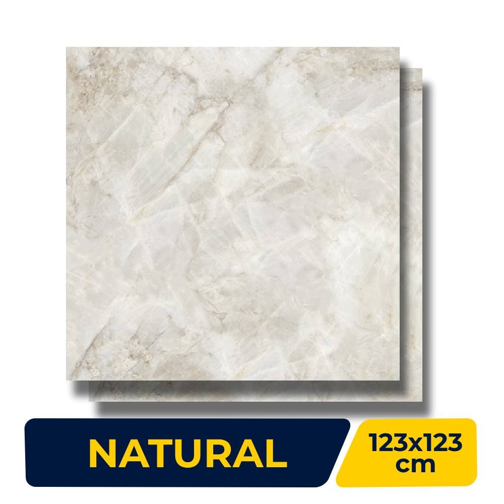 Porcelanato Natural 123x123cm Caixa 3,03m² Cristallo Retificado - 123018