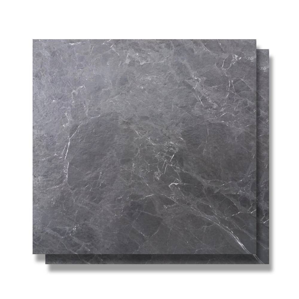 Porcelanato Natural 123x123cm Caixa 3,03m² Villagres Black Misty Retificado - 123026