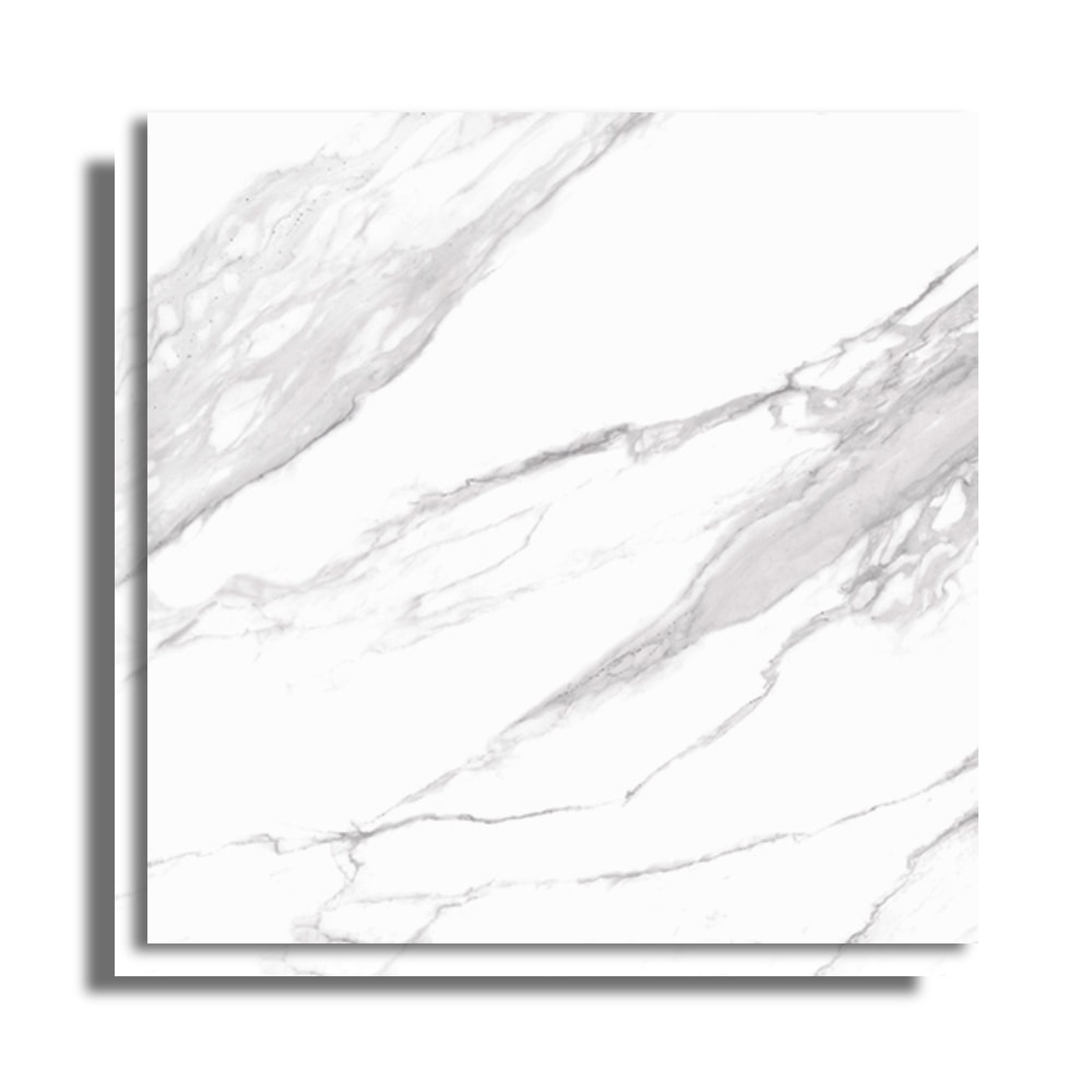 Porcelanato Natural 123x123cm Caixa 3,03m² Villagres Carrara Toscana Retificado - 123001