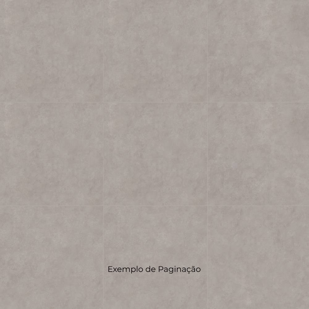 Porcelanato Natural 123x123cm Caixa 3,03m² Villagres Flow Concret Retificado - 123046