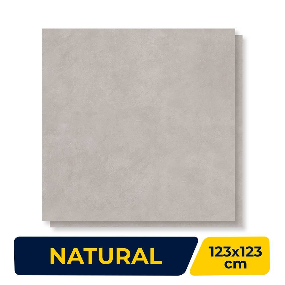 Porcelanato Natural 123x123cm Caixa 3,03m² Villagres Flow Warm Retificado - 123045