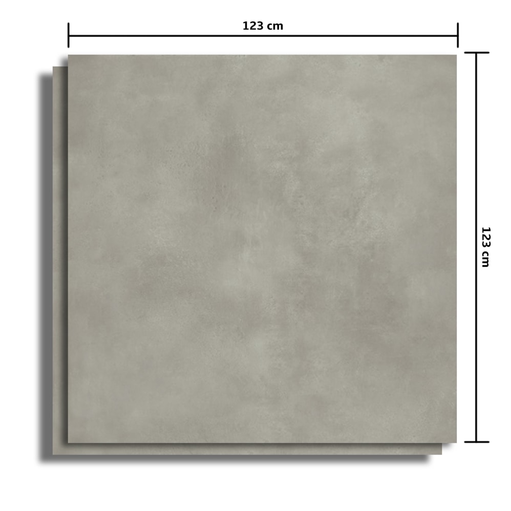 Porcelanato Natural 123x123cm Caixa 3,03m² Villagres House Cement Retificado - 123016