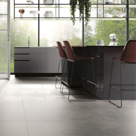 Porcelanato Natural 123x123cm Caixa 3,03m² Villagres House Grafite Retificado - 123003