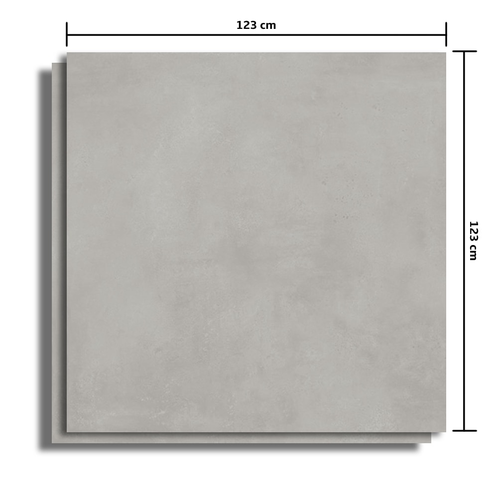 Porcelanato Natural 123x123cm Caixa 3,03m² Villagres House Silver Retificado - 123004