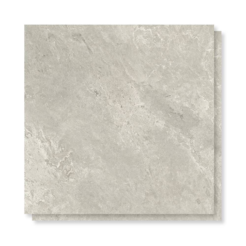 Porcelanato Natural 123x123cm Caixa 3,03m² Villagres Pietra Di Merapi Grigio Retificado - 123056
