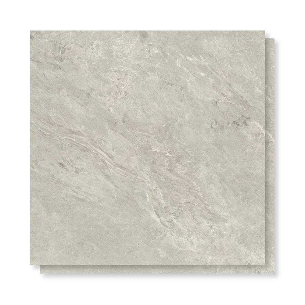 Porcelanato Natural 123x123cm Caixa 3,03m² Villagres Pietra Di Merapi Grigio Retificado - 123056