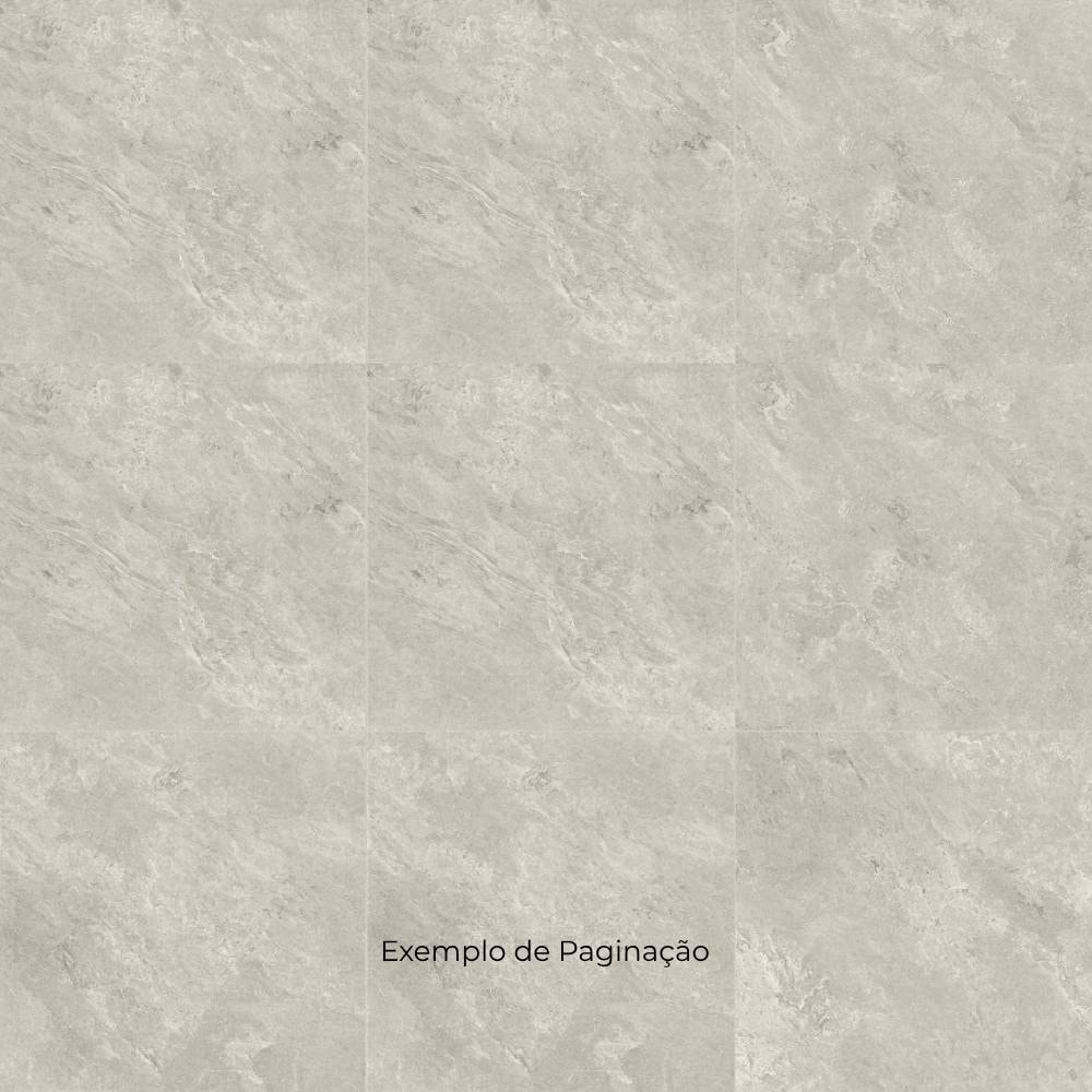 Porcelanato Natural 123x123cm Caixa 3,03m² Villagres Pietra Di Merapi Grigio Retificado - 123056
