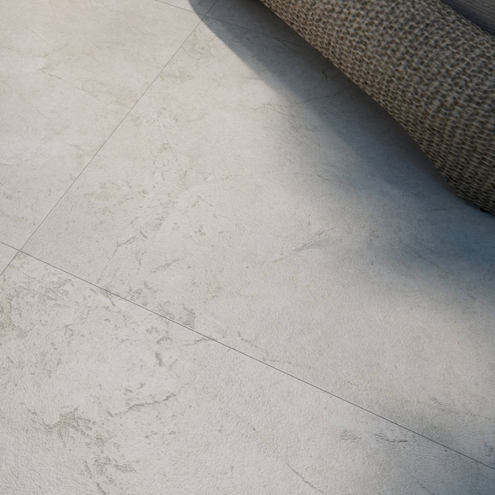 Porcelanato Natural 123x123cm Caixa 3,03m² Villagres Pietra Di Milos Bianco Retificado - 123054