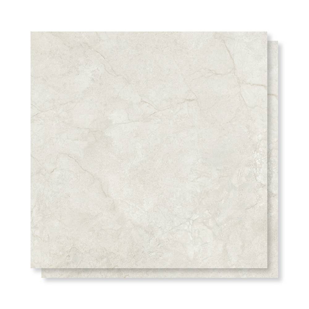 Porcelanato Natural 123x123cm Caixa 3,03m² Villagres Pietra Di Milos Bianco Retificado - 123054