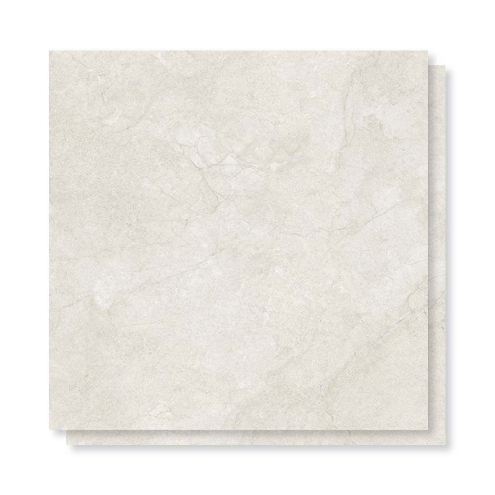 Porcelanato Natural 123x123cm Caixa 3,03m² Villagres Pietra Di Milos Bianco Retificado - 123054