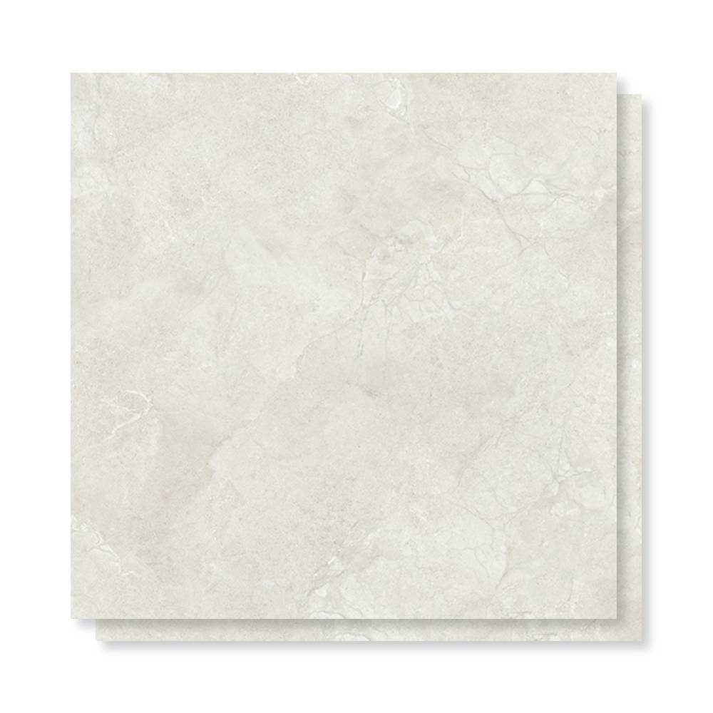Porcelanato Natural 123x123cm Caixa 3,03m² Villagres Pietra Di Milos Brianco Retificado - 123054