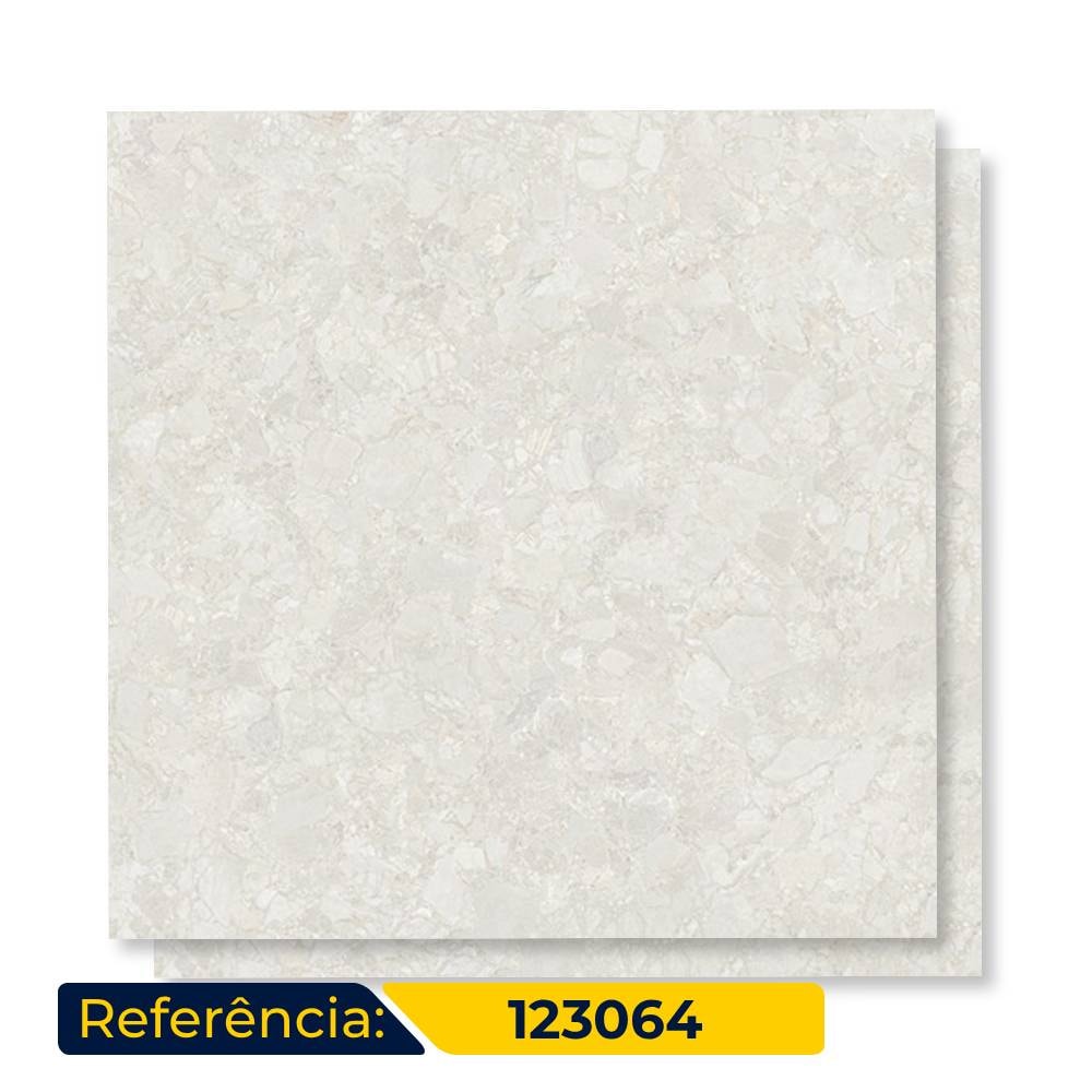 Porcelanato Natural 123x123cm Caixa 3,03m² Villagres Zen Aurora Retificado - 123064