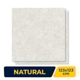 Porcelanato Natural 123x123cm Caixa 3,03m² Villagres Zen Aurora Retificado - 123064