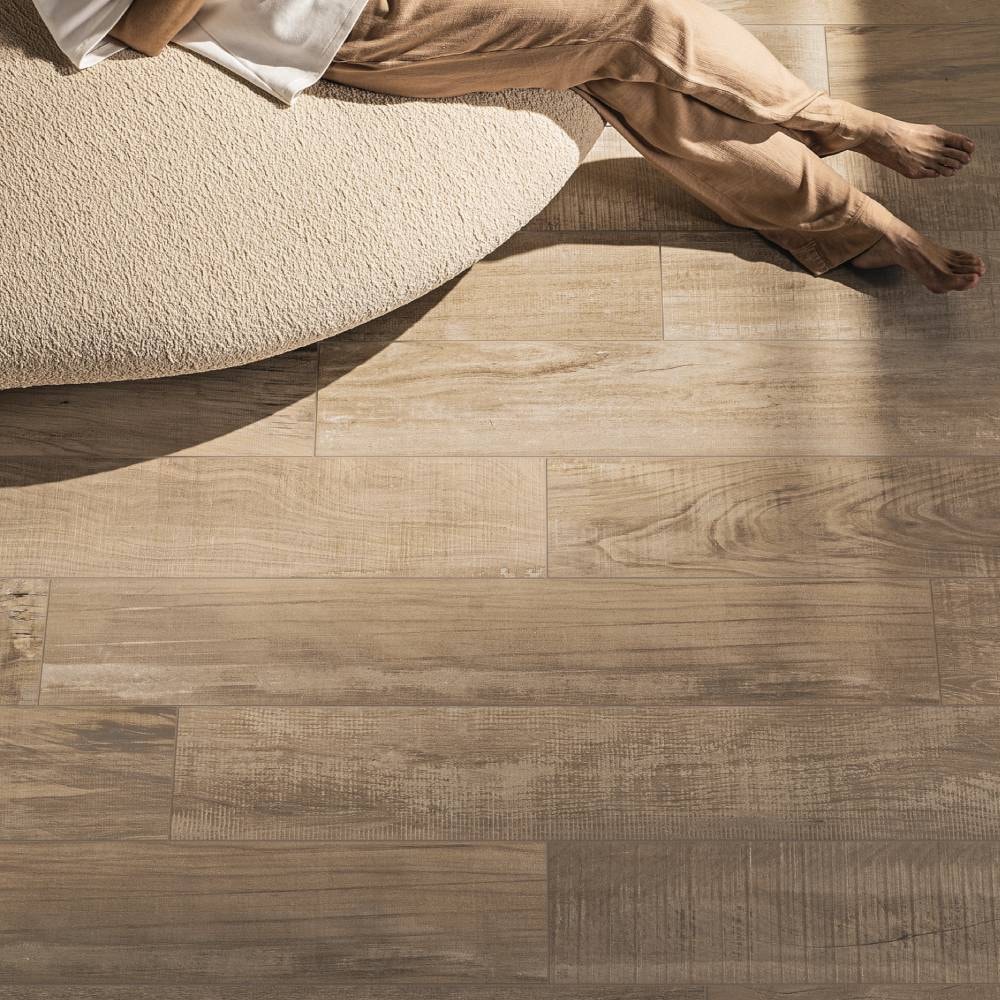 Porcelanato Natural 20x120cm Caixa 1,19m² Portobello Arca Nordic ST Retificado - 210454E