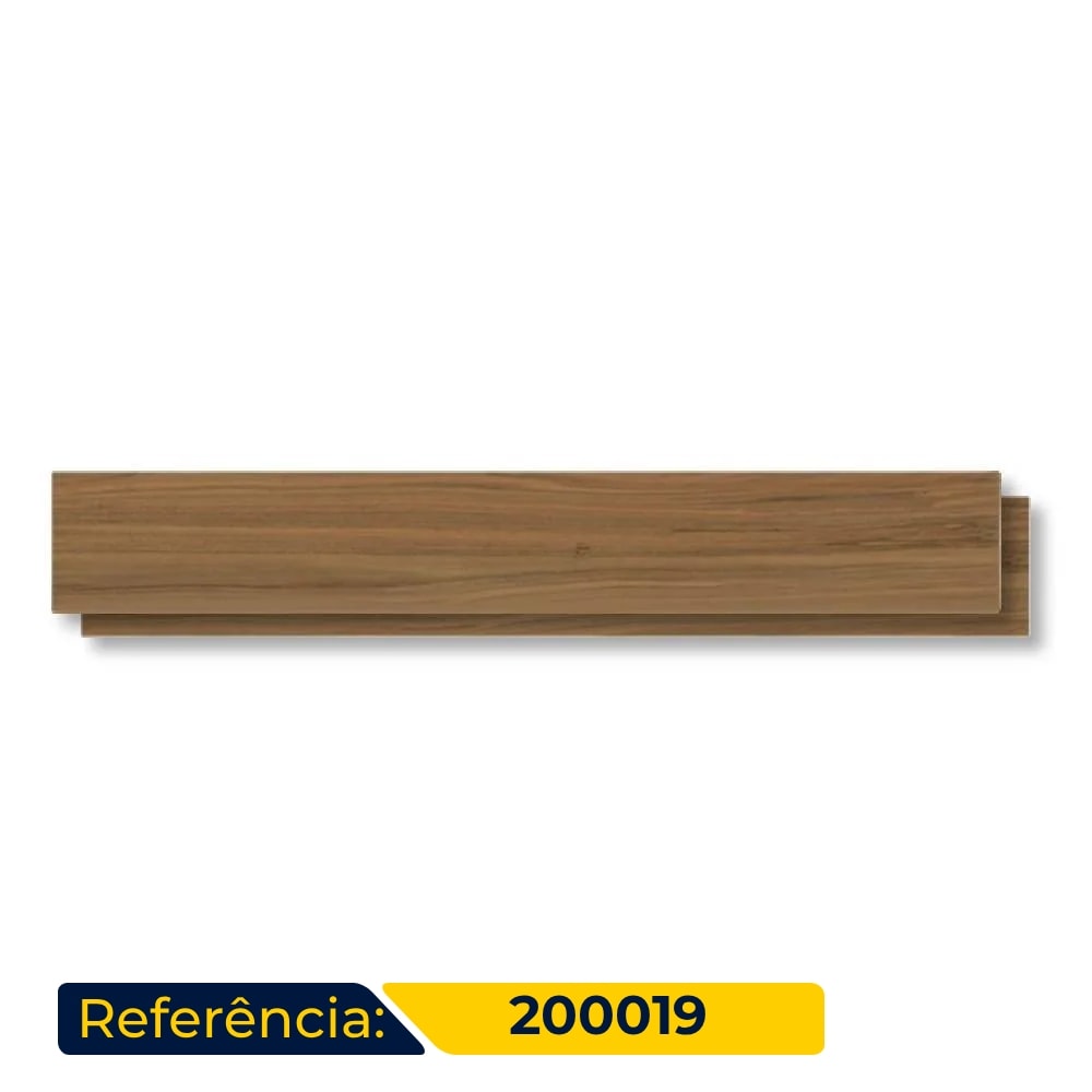 Porcelanato Natural 20x141,5cm Caixa 1,42m² Villagres Bali Jatoba Retificado - 200019