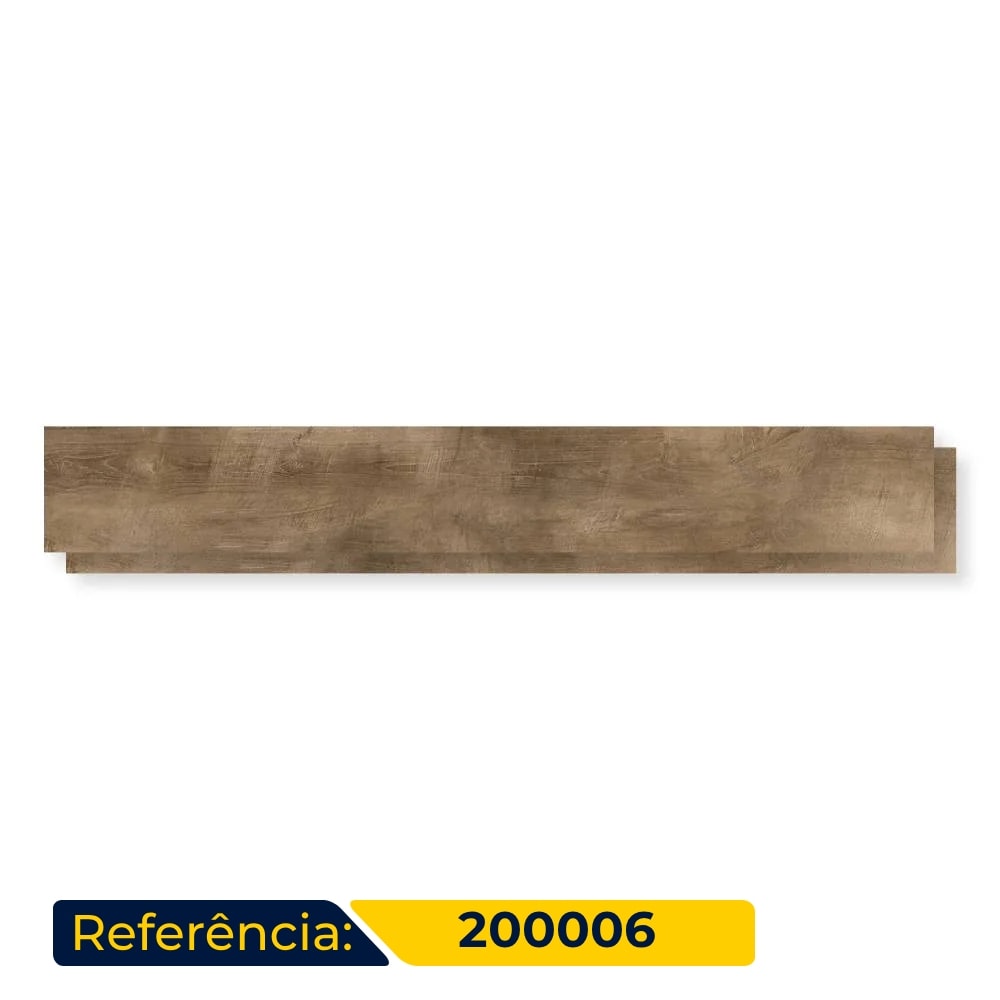 Porcelanato Natural 20x141,5cm Caixa 1,42m² Villagres Ceratto Carvalho Natural Retificado - 200006