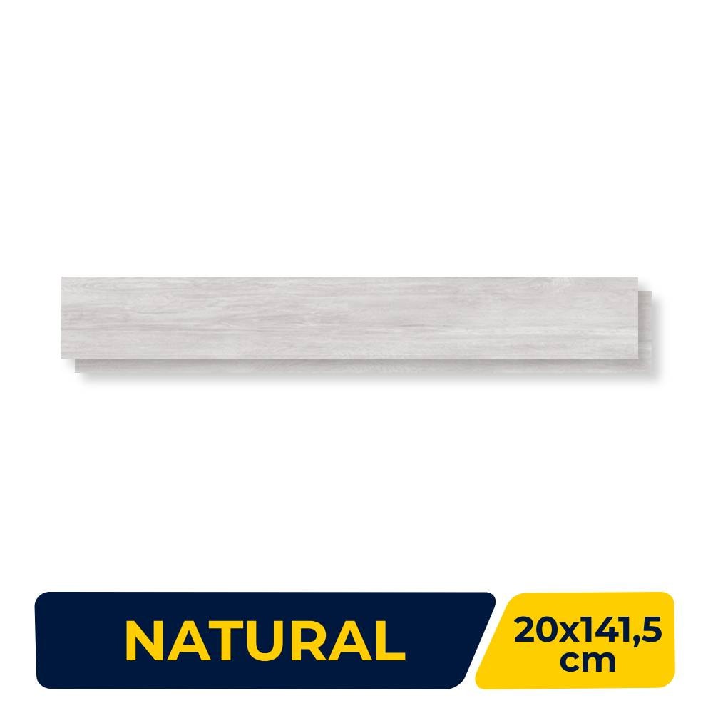 Porcelanato Natural 20x141,5cm Caixa 1,42m² Villagres Ecoville Cipres Retificado - 200031