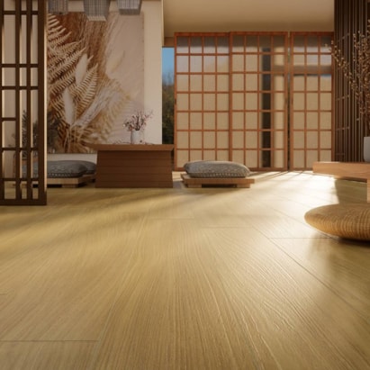 Porcelanato Natural 20x141,5cm Caixa 1,42m² Villagres Matsu Bambu Retificado - 200033