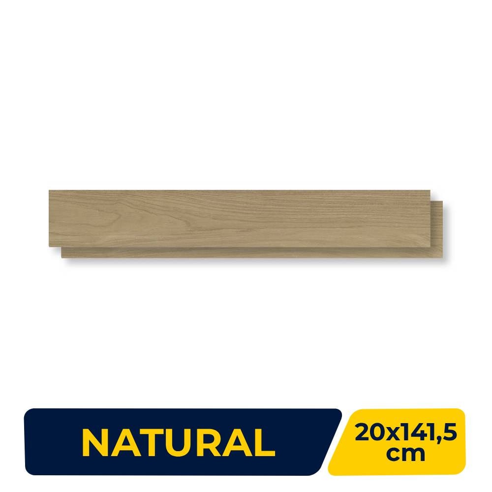 Porcelanato Natural 20x141,5cm Caixa 1,42m² Villagres Matsu Vime Retificado - 200034