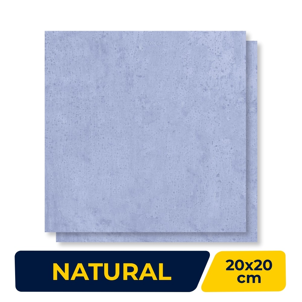 Porcelanato Natural 20x20cm Caixa 0,80m² Gaudi Veneza Retificado - GD011