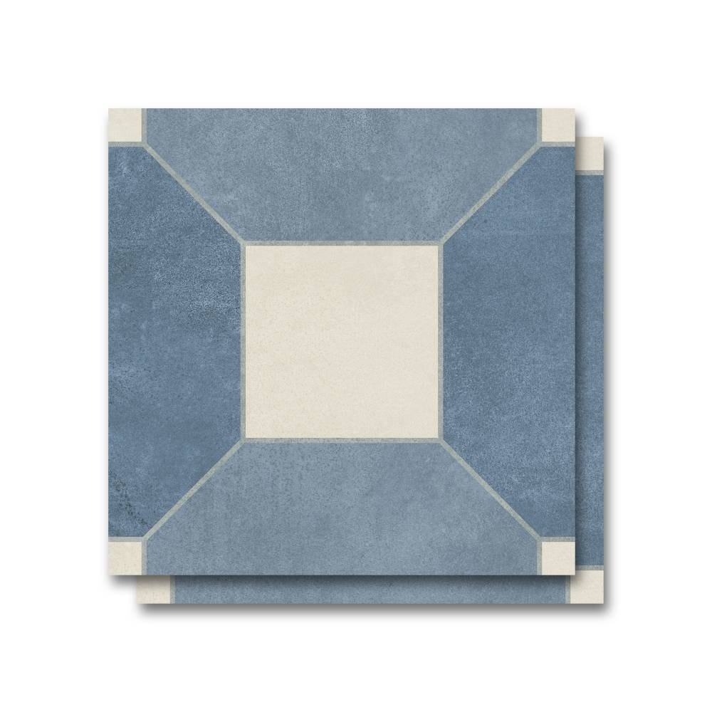 Porcelanato Natural 20x20cm Caixa 1,01m² Retro Blue Retificado - 5062620