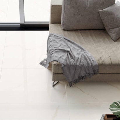 Porcelanato Natural 58,4x117cm Caixa 1,37m² Portinari Opera White Retificado - 60004