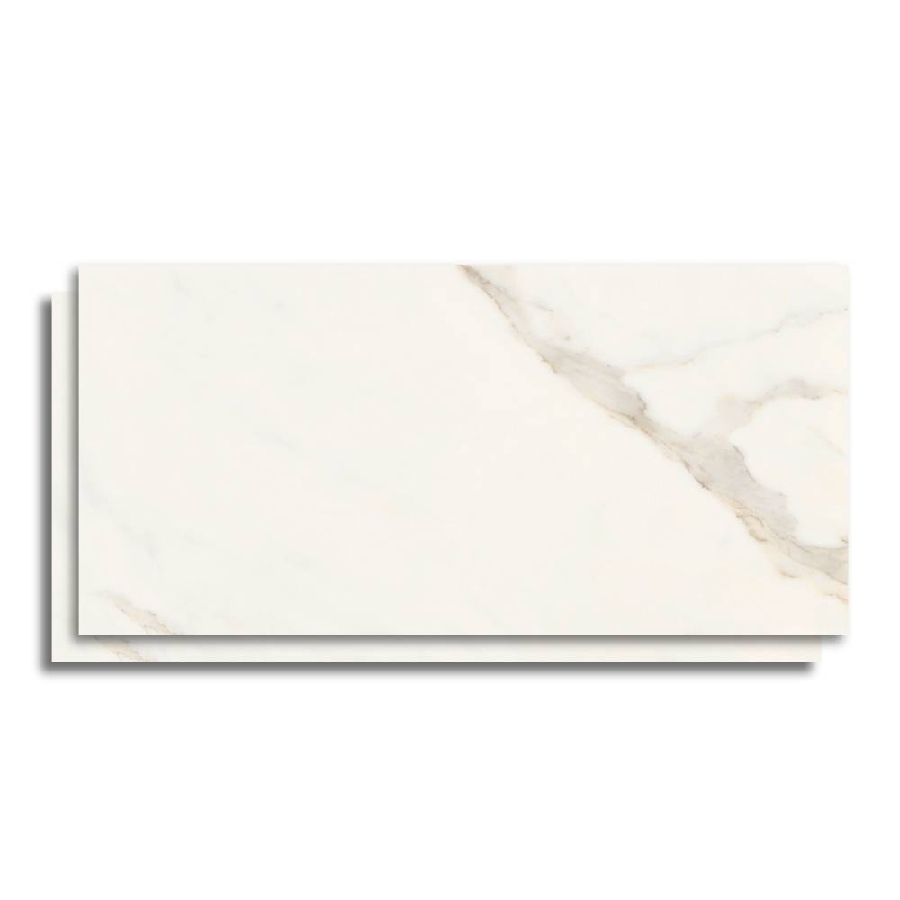 Porcelanato Natural 58,4x117cm Caixa 1,37m² Portinari Opera White Retificado - 60004
