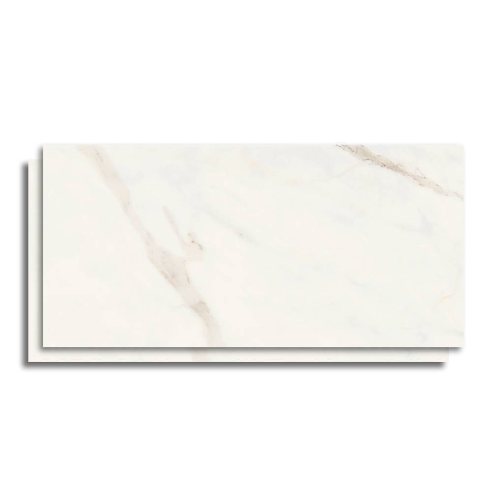 Porcelanato Natural 58,4x117cm Caixa 1,37m² Portinari Opera White Retificado - 60004