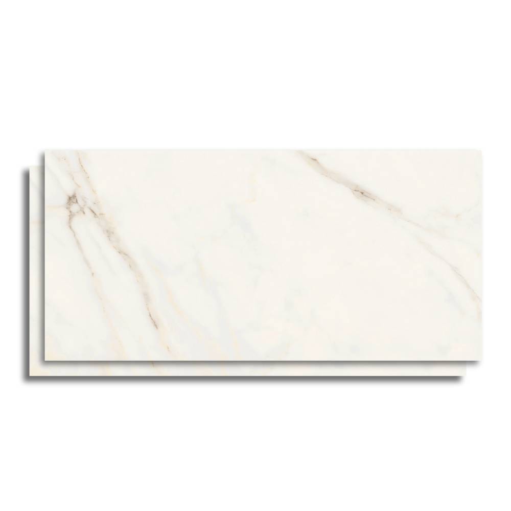 Porcelanato Natural 58,4x117cm Caixa 1,37m² Portinari Opera White Retificado - 60004