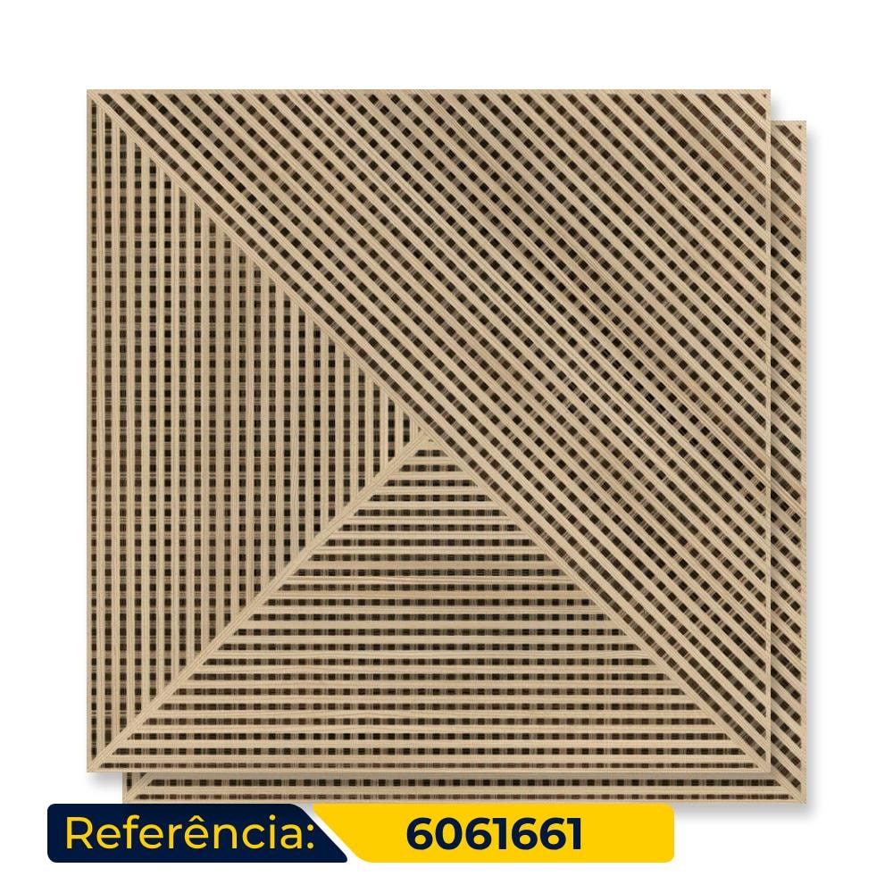 Porcelanato Natural 58.4X58.4cm Caixa 1,70m² Portinari Luthier Decor Retificado - 6061661