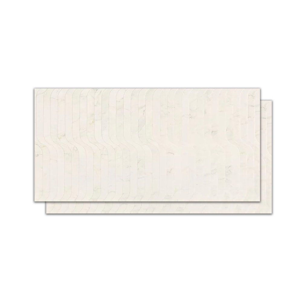 Porcelanato Natural 60x120cm Caixa 1,43m² Portobello Apuano Oro Stream Retificado - 204119E