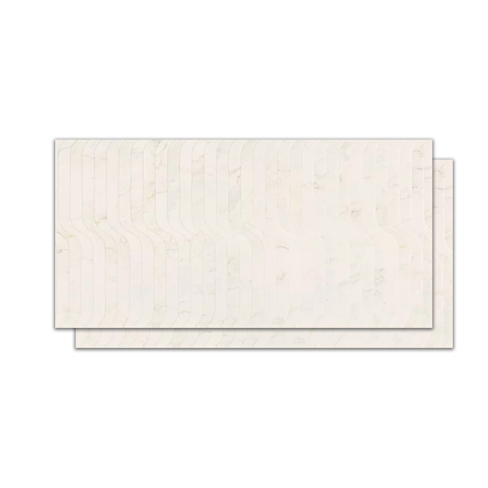 Porcelanato Natural 60x120cm Caixa 1,43m² Portobello Apuano Oro Stream Retificado - 204119E