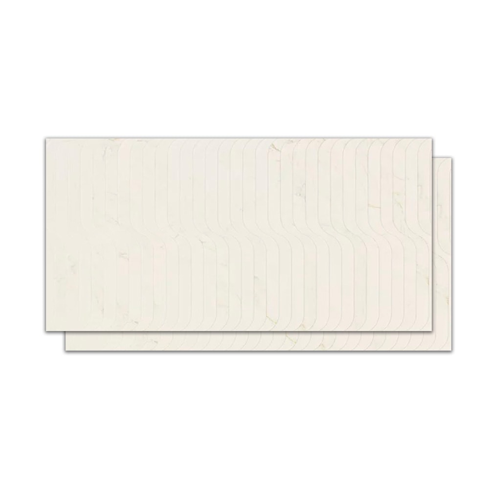 Porcelanato Natural 60x120cm Caixa 1,43m² Portobello Apuano Oro Stream Retificado - 204119E