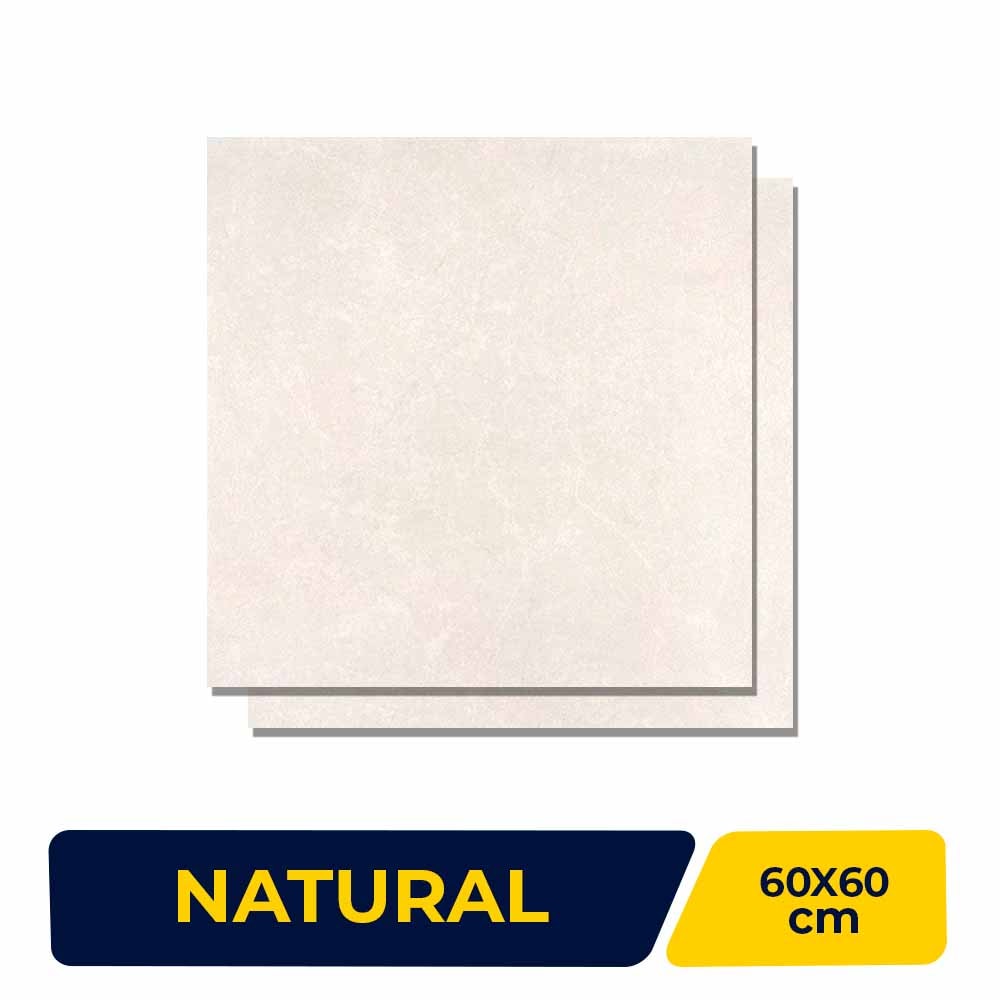 Porcelanato Natural 60x60cm Caixa 1,46m² Portobello Mármore Bianco - 20705E