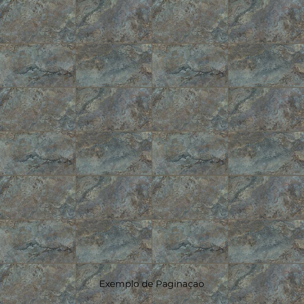 Porcelanato Natural 80,5x140cm Caixa 2,25m² Villagres Blu Siena Retificado - 800044