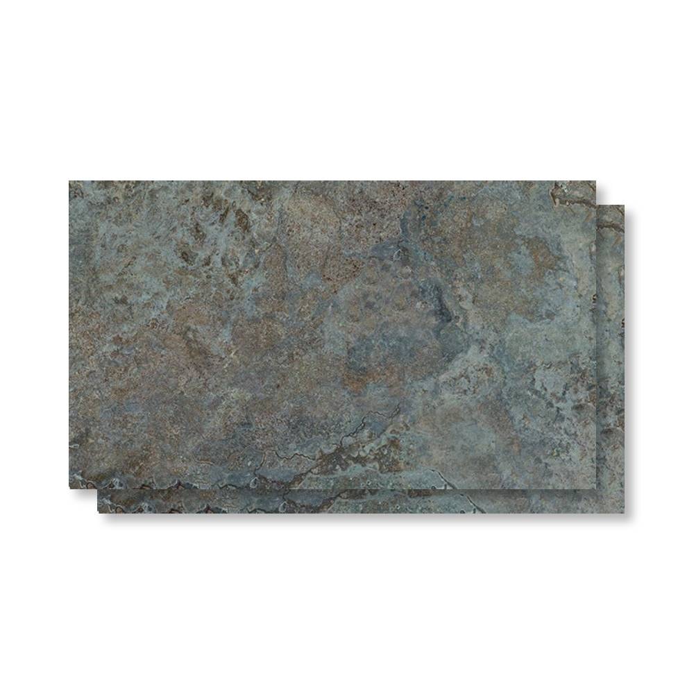 Porcelanato Natural 80,5x140cm Caixa 2,25m² Villagres Blu Siena Retificado - 800044