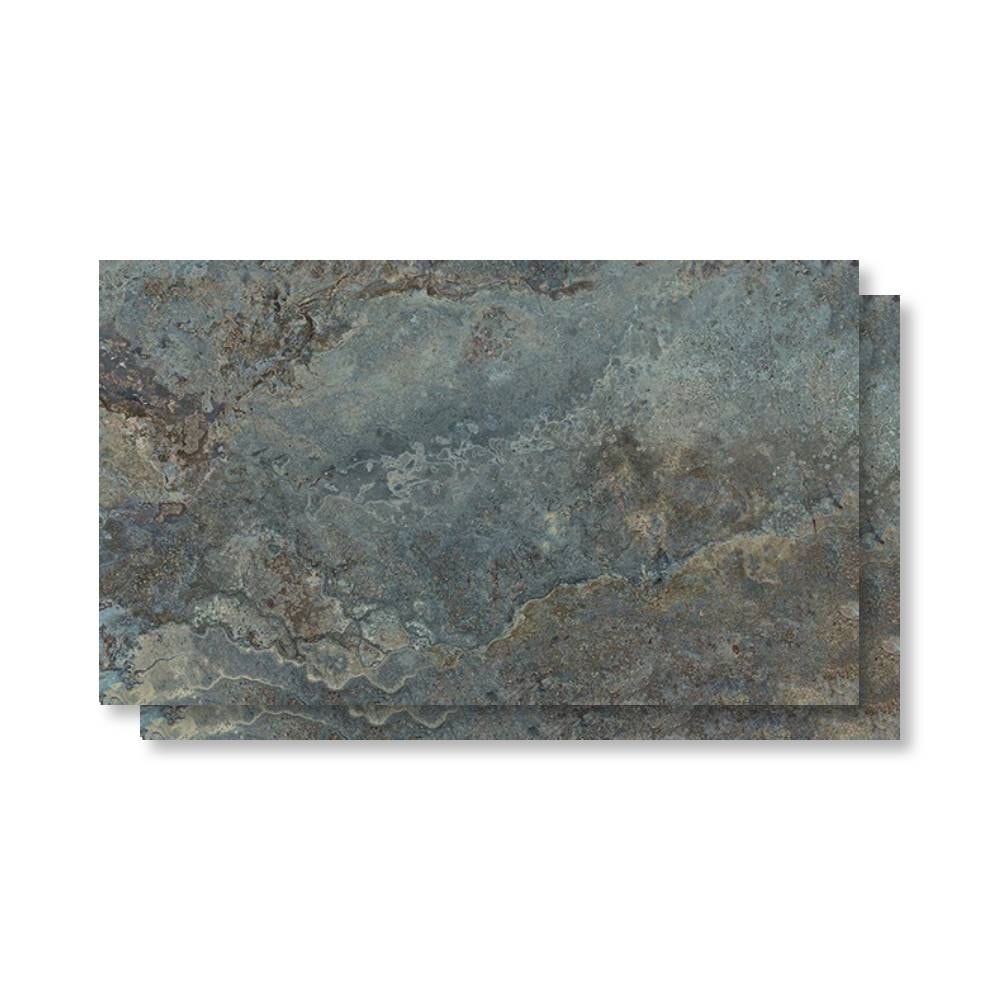 Porcelanato Natural 80,5x140cm Caixa 2,25m² Villagres Blu Siena Retificado - 800044