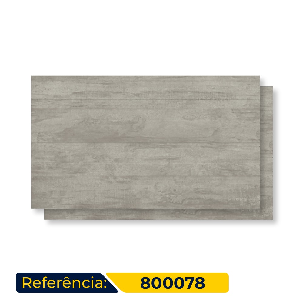 Porcelanato Natural 80,5x140cm Caixa 2,25m² Villagres Brut Decor Retificado - 800078