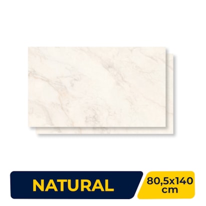 Porcelanato Natural 80,5x140cm Caixa 2,25m² Villagres Elysium Retificado - 800079