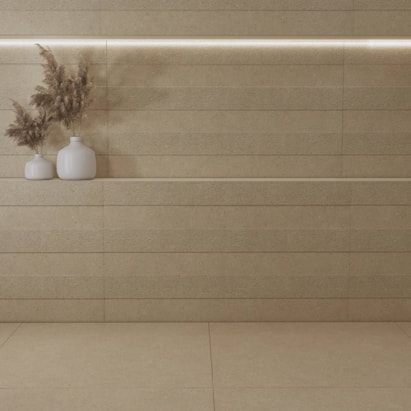 Porcelanato Natural 80,5x140cm Caixa 2,25m² Villagres Emanatura Areia Decor Retificado - 800055